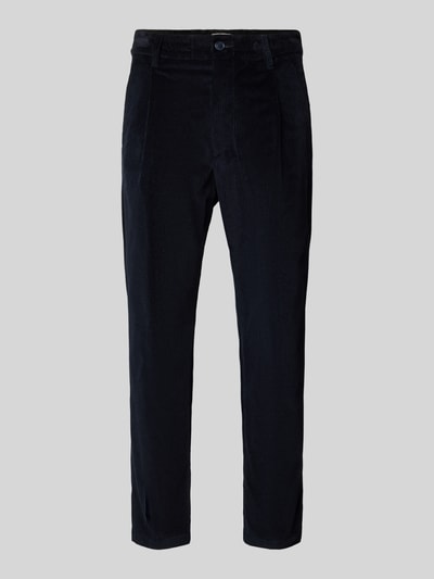 Drykorn Spodnie sztruksowe z wpuszczanymi kieszeniami w stylu francuskim Granatowy 2