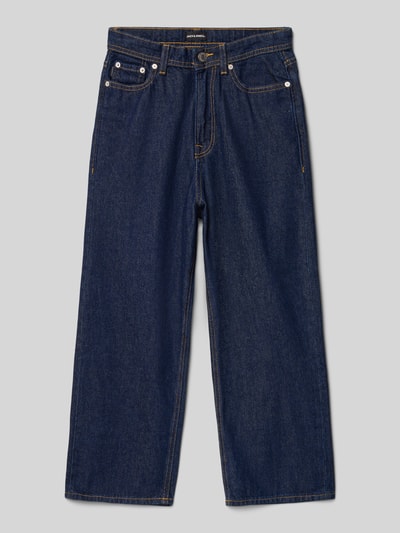 Jack & Jones Jeansy o szerokim kroju z naszywką z logo model ‘IRON’ Ciemnoniebieski 1