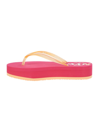 Tommy Jeans Teenslipper met plateauzool  Donkerrood - 2