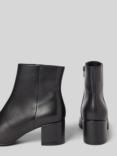 Högl Ankle Boots aus Leder mit Blockabsatz Black 2