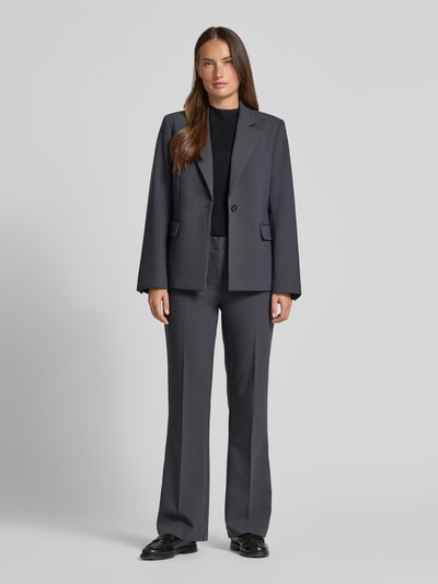 Someday Regular Fit Blazer mit Pattentaschen Modell 'Nleeka' Graphit 1