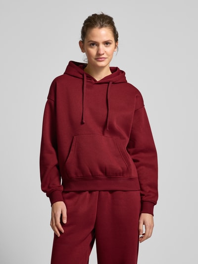 Only Regular fit hoodie met tunnelkoord, model 'BEST' Bordeaux - 4