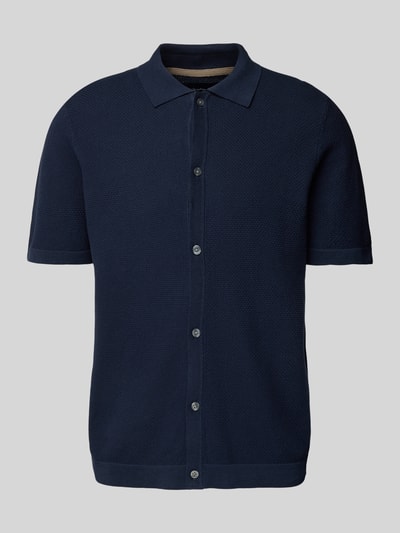 Christian Berg Men Vrijetijdsoverhemd met knoopsluiting Marineblauw - 2