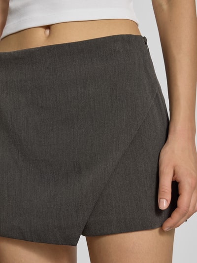 Only Regular Fit Skort mit Viskose-Mix Modell 'MIST-YASMINE' Anthrazit Melange 3