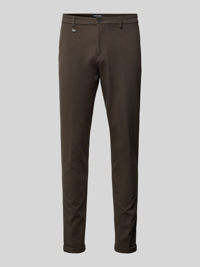 Antony Morato Super skinny fit pantalon met persplooien Olijfgroen - 2