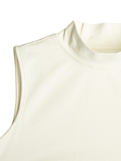 Christian Berg Woman Top mit Stehkragen Offwhite 2