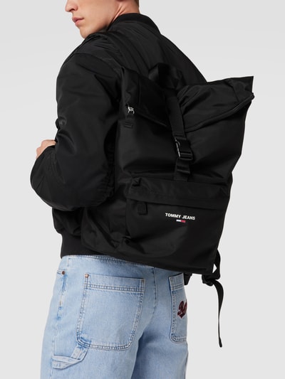 Tommy Jeans Rucksack mit Label-Print Black 1