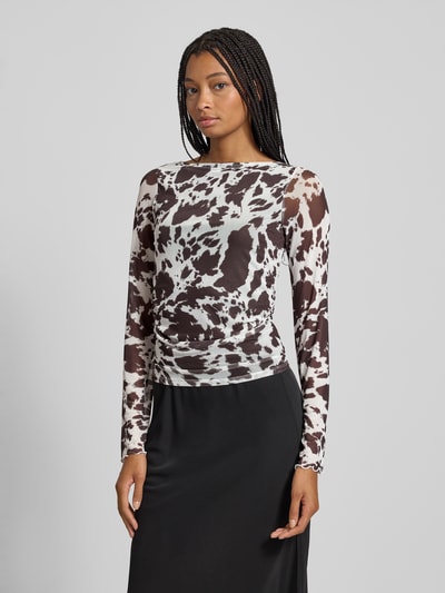 JJXX Longsleeve mit Rundhalsausschnitt Modell 'MINNA' Mittelbraun 4