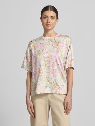 JOOP! T-shirt z mieszanki wiskozy i elastanu model 'Tracy' Jasnoróżowy 4