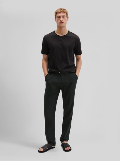 Marc O'Polo Regular Fit T-Shirt aus reiner Baumwolle Black 1