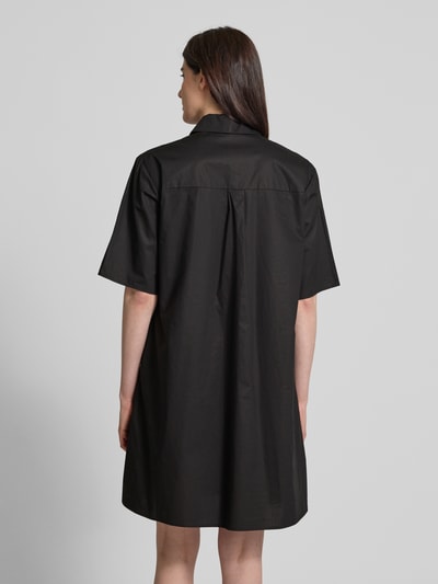 Christian Berg Woman Knielange overhemdjurk met 1/2-mouwen Zwart - 5