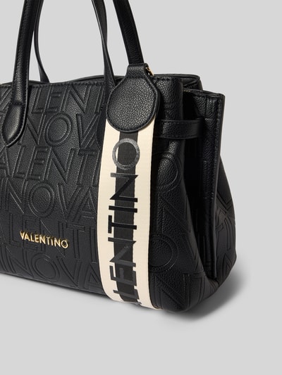 VALENTINO BAGS Torebka ze wzorem z logo model ‘PANSY’ Czarny 2