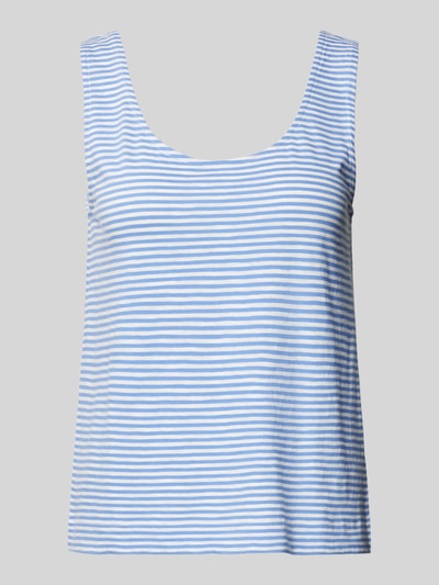 Armedangels Tanktop mit Streifenmuster Modell 'MINAAMI LITA' Blau 2