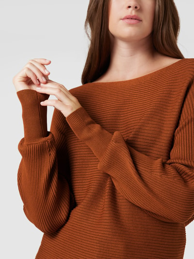 Only Pullover met vleermuismouwen Cognac - 3