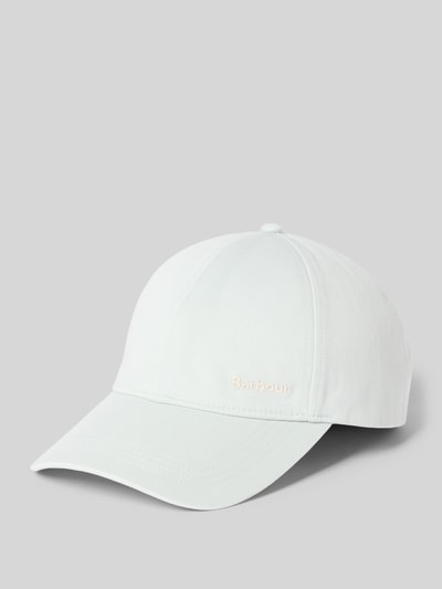 Barbour Basecap aus reiner Baumwolle Modell 'Olivia' Hellblau 1