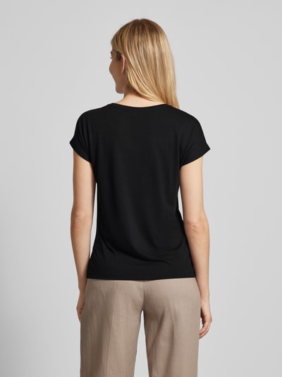 Montego T-Shirt mit Ziersteinbesatz Black 5