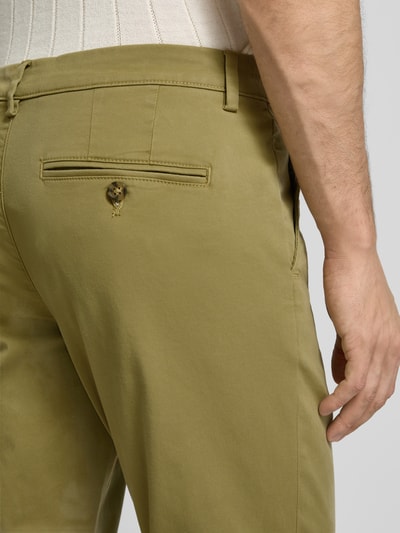 SELECTED HOMME Slim fit chino van katoenmix, model 'NEW MILES' Kaki - 3