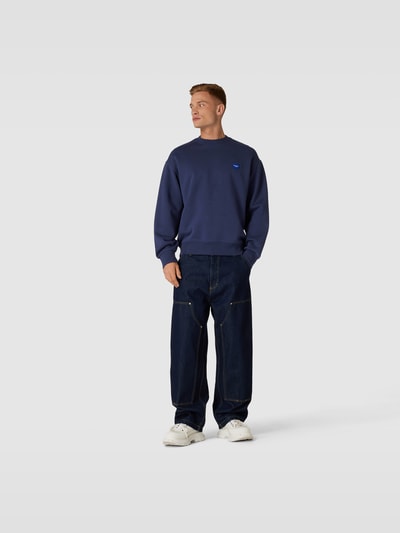 Carhartt WIP Sweatshirt in melierter Optik Blau 1