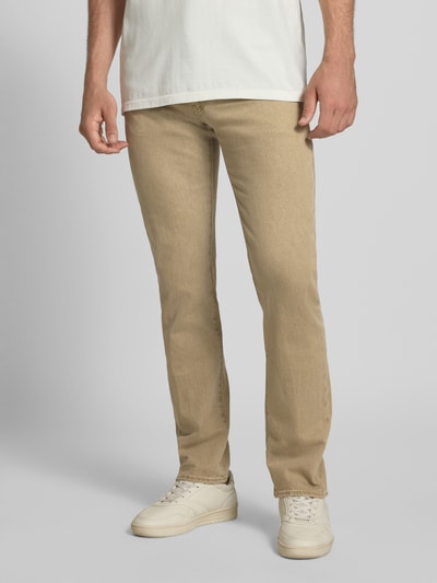 Levi's® Slim Fit Jeans mit 5-Pocket-Design Beige 4