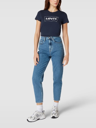 Levi's® T-Shirt mit Label-Print Dunkelgrau 1