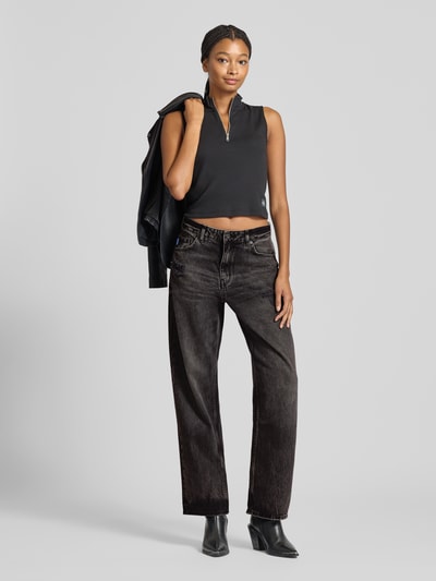 Hugo Blue Loose fit jeans van puur katoen, model 'LENI_B' Zwart - 1