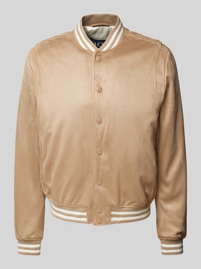 JOOP! Jeans Blouson mit Stehkragen Modell 'Rico' Taupe 2