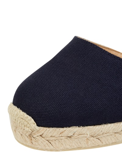 Castañer Wedges van textiel, model 'Carina' Donkerblauw - 2