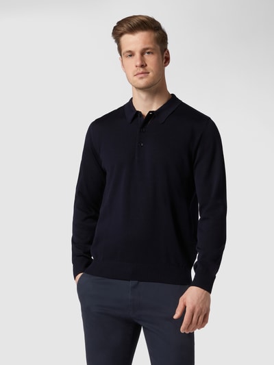 MAERZ Muenchen Pullover aus Schurwolle Marine 4