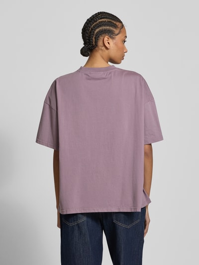 Pegador Oversized T-shirt met labelprint Oudroze - 5