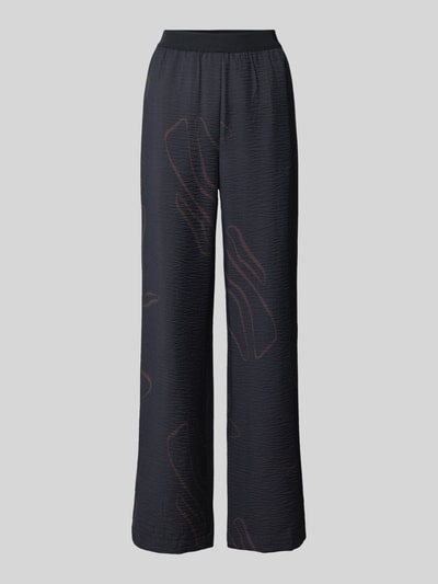 Someday Hose aus Viskose-Mix mit elastischem Bund Modell 'Cevil nature' Dunkelblau 2