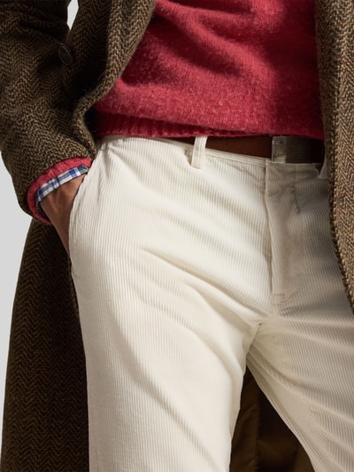 Polo Ralph Lauren Straight Fit Cordhose aus Baumwoll-Mix Weiss 3