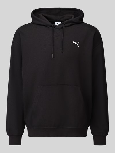 PUMA Performance comfort fit hoodie van katoenmix model 'ESS ELEVATED' Zwart - 2