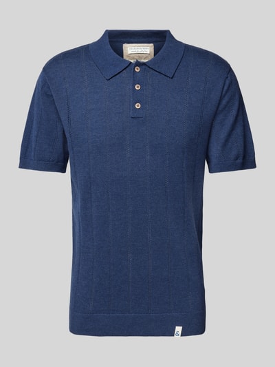 Colours & Sons Slim Fit Poloshirt mit Label-Detail Marine 2