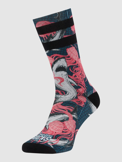 American Socks Sokken met all-over motief  Roze - 1