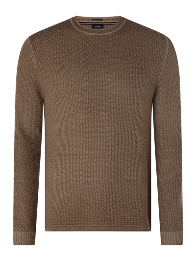 JOOP! Collection Pullover aus Merinowolle Beige 1