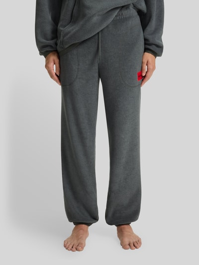 HUGO Relaxed Fit Sweathose mit Viskose-Anteil Modell 'TERRY' Anthrazit 4
