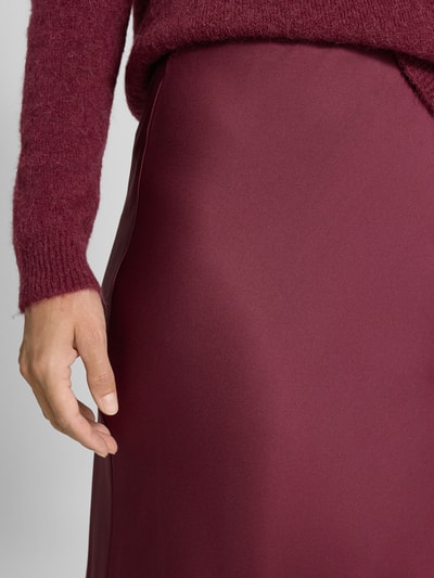 Vila Maxirok met elastische band, model 'VIELLETTE' Prune - 3