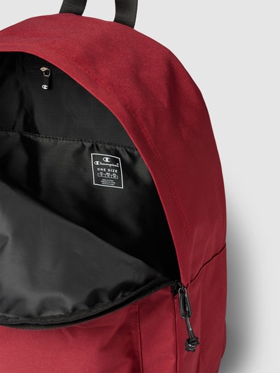 CHAMPION Rucksack mit Label-Details Dunkelrot 5