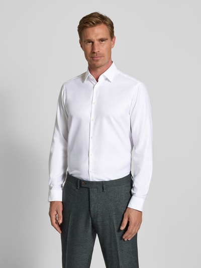 Jake*s Regular Fit Business-Hemd mit Kentkragen Weiss 4