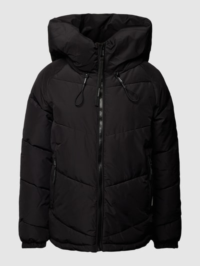 khujo Steppjacke mit Kapuze Modell 'Esila' Black 1