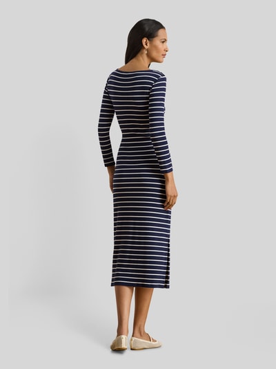 Lauren Ralph Lauren Getailleerde vrijetijdsjurk van katoenmix Marineblauw - 5