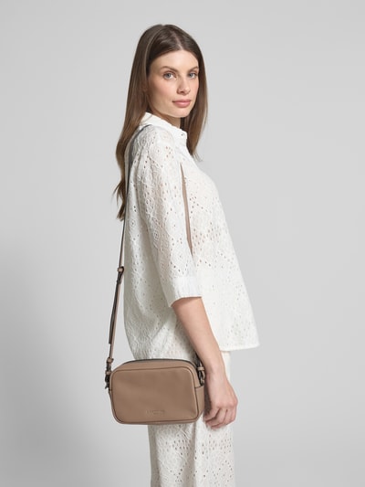 LIEBESKIND BERLIN Torebka z detalem z logo model ‘Ella’ Szarobrązowy 1