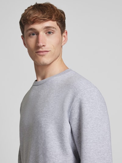 Jack & Jones Bluza z okrągłym dekoltem model ‘BRADLEY’ Jasnoszary melanż 3