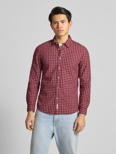 Pepe Jeans Koszula casualowa o kroju slim fit z czystej bawełny model ‘CAPEL’ Czerwony 4