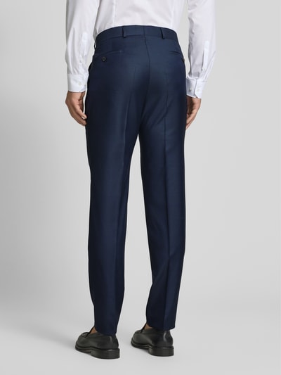 Carl Gross Slim Fit Anzughose mit Bügelfalten Modell 'Stevenson' Marine 5