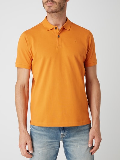 Lerros Poloshirt van piqué  Oranje - 4