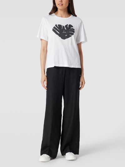 Marc O'Polo T-shirt met statementprint Offwhite - 1