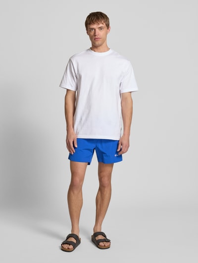 CHAMPION Regular fit zwembroek met labelstitching Koningsblauw - 1