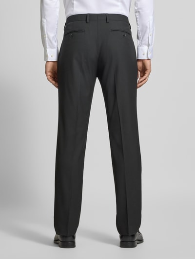 Christian Berg Men Anzughose mit Bügelfalten Black 5