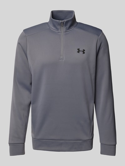 Under Armour Sweatshirt mit Troyer-Kragen Anthrazit 2